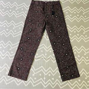 Special edition floral bandana dickies canvas denim jeans pants